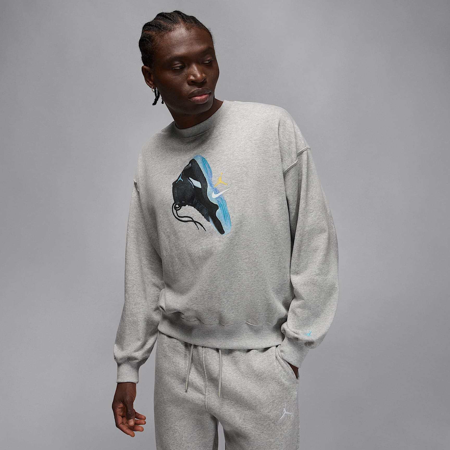 Jordan Brooklyn Fleece Men's Crewneck Sweatshirt. Nike.com